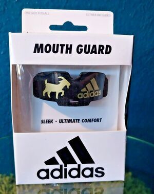Adidas Sleek Ultimate Comfort Protective Goat Black Mouth Guard One Size